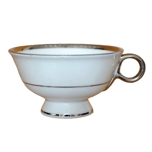 Theodore Haviland New York Shelton Made in America Platinum Trim Tea Coffee Cup - Picture 1 of 5